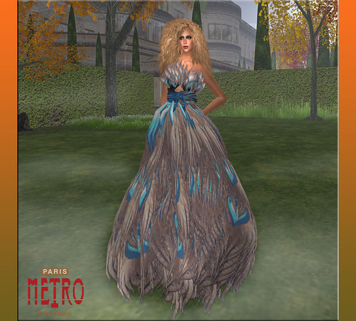 Paris METRO Couture-The Peacock's Complaint-Silver