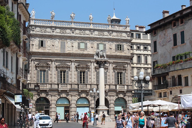 the most beautiful piazza in Verona