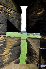 Crosses in the walls at Alnwick Castle