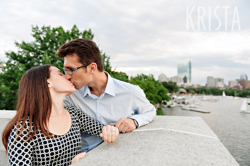engagement session in Boston's Beacon Hill