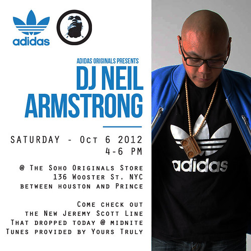 DJ Neil Armstrong @ adidas soho Store NYC