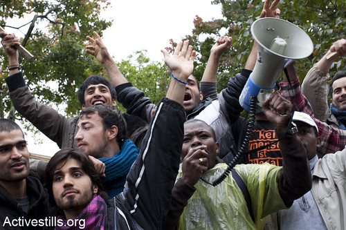 Refugee March to Berlin, Germany, 3-6/10/2012