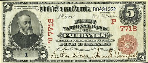1905 Five Dollar Bill