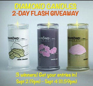 diamond candles flash giveaway