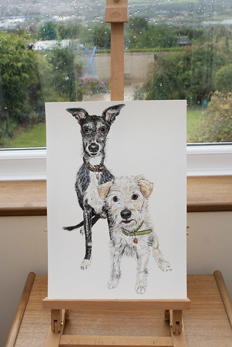Alfie and Chaplin by jina11