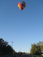 Hot Air Balloon Flyby