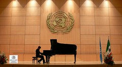 Pianista mexicano Viladoms ofrece concierto en la ONU Ginebra