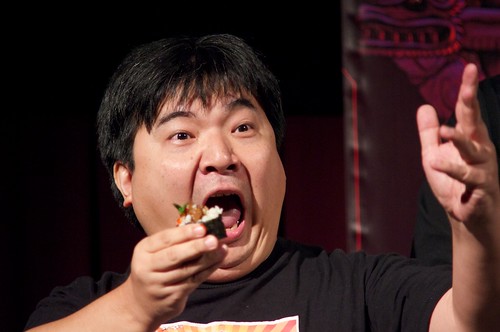 Noboru Iguchi Eating Bull Penis Sushi