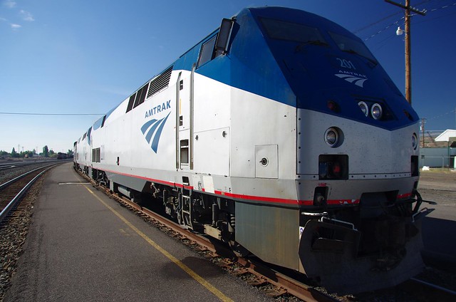 Locomotive Amtrak Coast Starlight train - Emeryville to Seattle