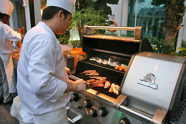 Chefs are on hand to grill your chosen items to your preferred doneness
