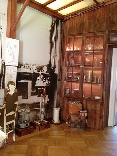 Marie Curie's lab equipment, Warsaw