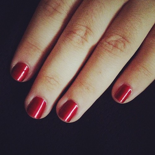 OPI Danke-shiny Red. Seriously in love with this #nailpolish