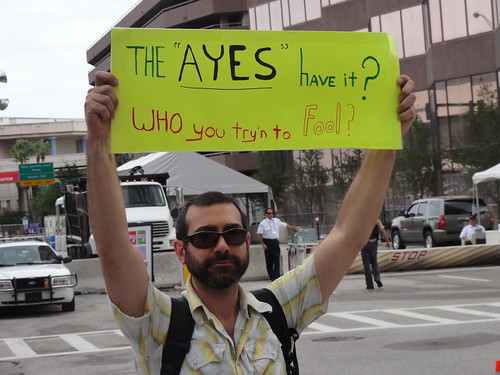 'The "Ayes" Have it? Who you try'n to Fool?'