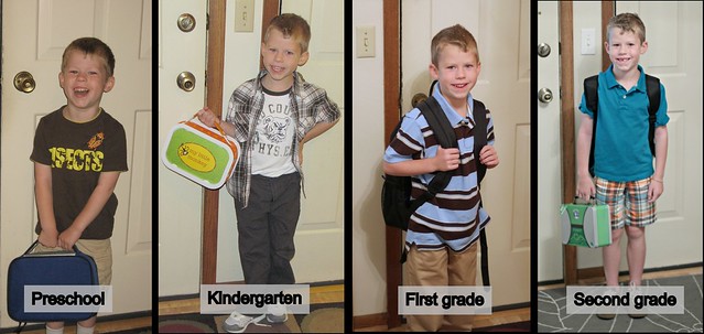 First days of school - Preschool to second grade
