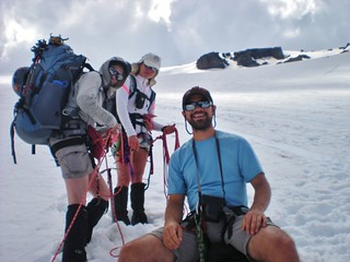Climbers on Inner Glacier