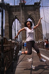 Crossing Brooklyn Bridge