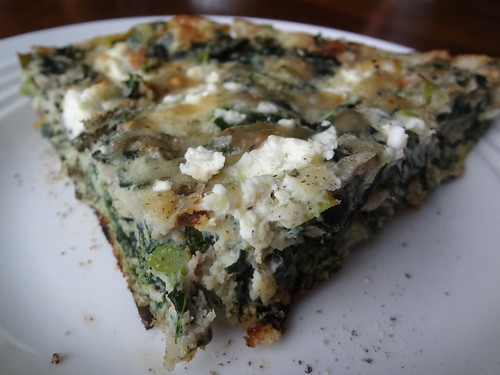 2012.10_broccoli green and goat cheese frittata