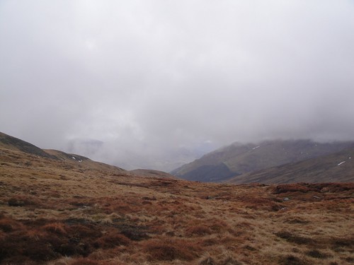 Looking West towards Carn Gorm from the bealach between Carn Mairg and Creag Mhor (Meall na Aighean), Glenlyon