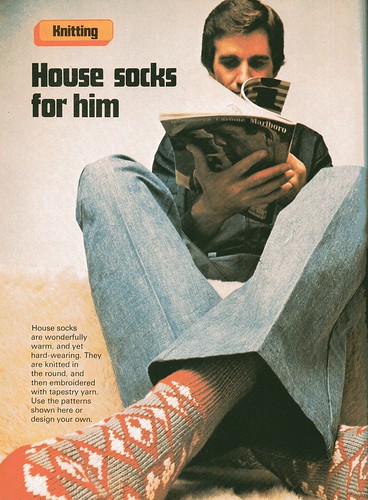 70s men's knitted socks