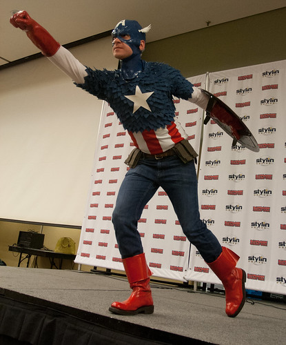 Costume Contest: Captain America Pose 2