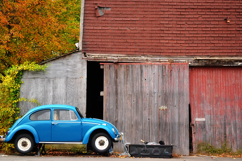 The Barn And The Blue Bug by KAM918