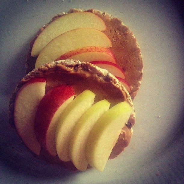 Breakfast! #buckwheat #peanutbutter #apple