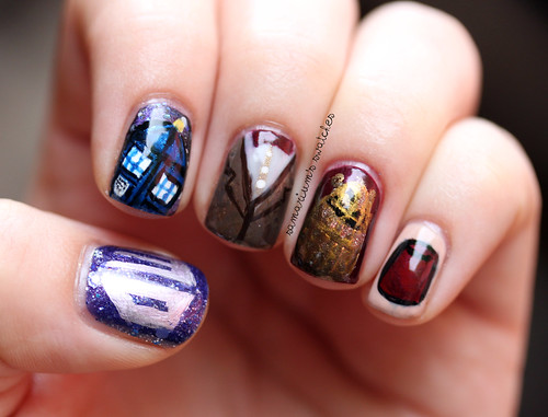 Doctor Who Nails (4)