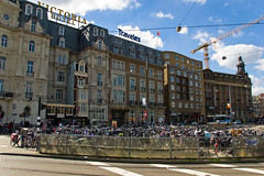 Batiments en face du Amsterdam Station Square