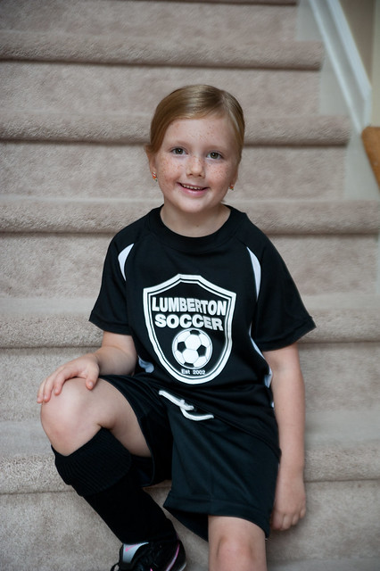 003 Abby first day of soccer