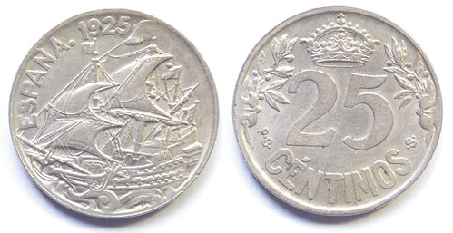 25 céntimos 1925