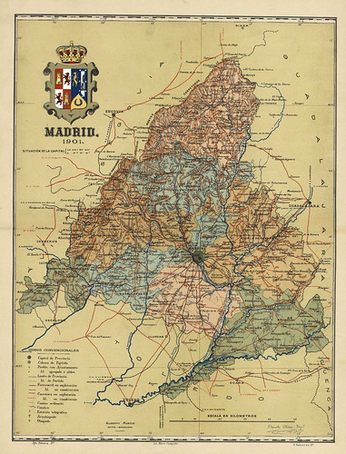 011-Provincia de Madrid-Atlas geográfico ibero-americano. España (1903)