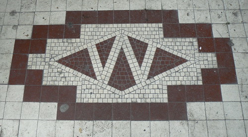 Woolworths logo in tile