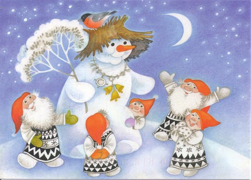 Snowman & Gnomes