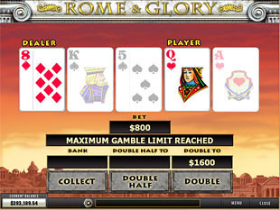 Rome & Glory Gamble Feature