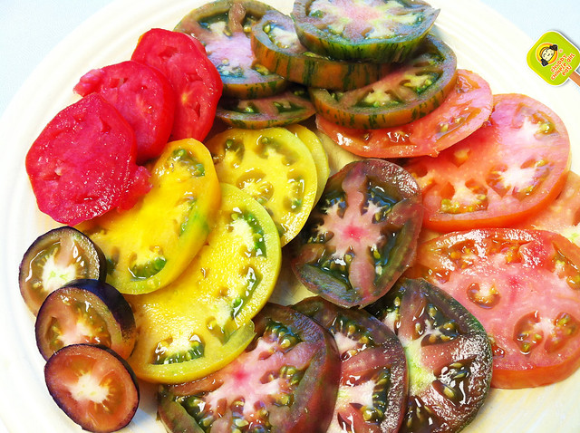 summer heirloom tomatoes