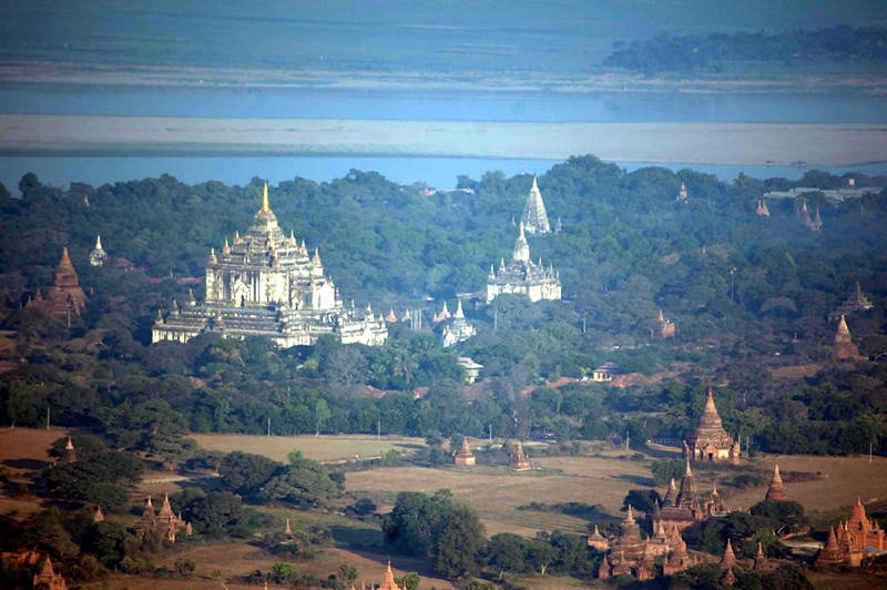 Ancient Bagan from the air