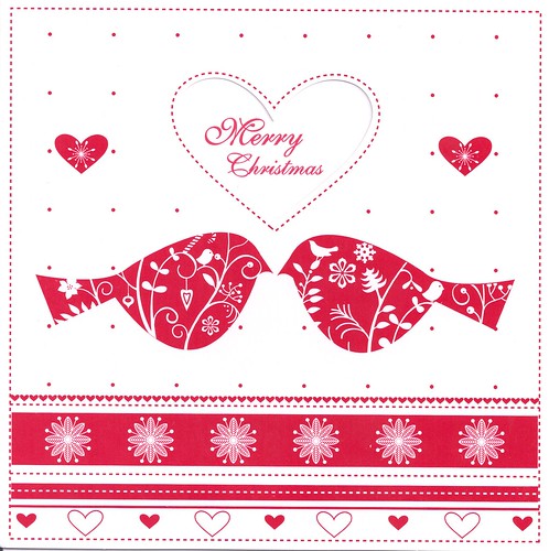 Merry Christmas Cancer Research UK Card 2012