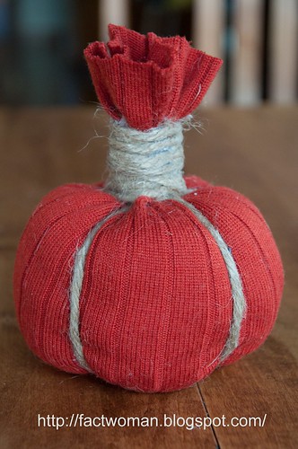 How to make a sweater pumpkin!