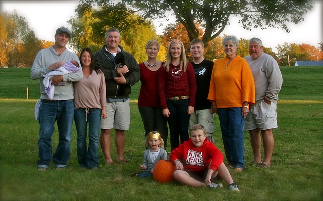 First family photo in forever - Thanksgiving 2012
