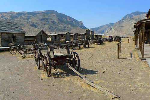 Cody Old trail town - cart