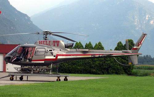 Our helicopter to Cresciano