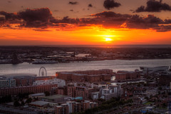Sunset from the Liverpool Anglican Cathedral