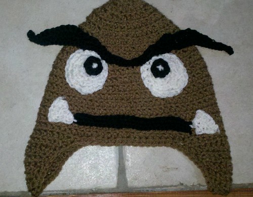 Goomba Hat by MadewithLoveCrochet