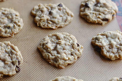 Peanut Butter Oatmeal Chocolate Toffee Cookies