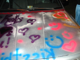 Car graffiti