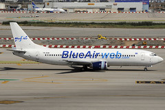 Blue Air B737-4Q8 YR-BAM BCN 10/08/2012