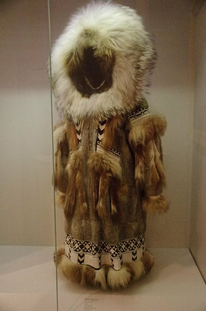 native Alaskan woman's traditional parka - Museum of the North, Fairbanks, Alaska
