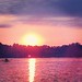 Sunset haze #sunset #sunflare #water #lake #summer #instagram # picsaypro