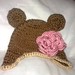 Teddy bear Ear flap hat