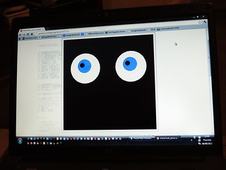 MakeyMakey DIY eyeball UI